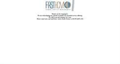 Desktop Screenshot of firsthcm.com